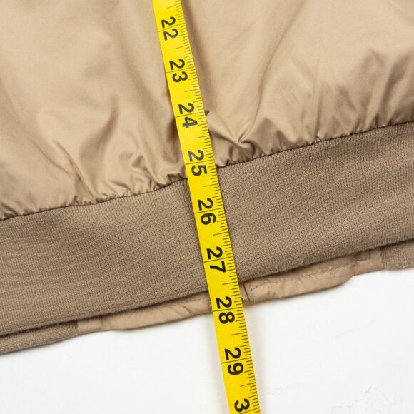 Peter Millar Bomber Jacket Men's Large Full Zip Lined Beige Golf Windbreaker - Picture 12 of 16